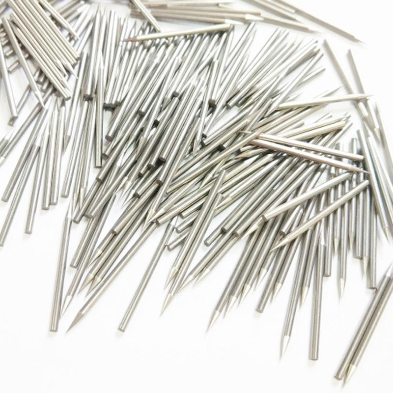 4.0mm Tungsten Carbide Pins HRA 89.5 Sub fine Grain size For Wood Carving